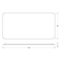   Defesto Led- 34 , 120x60 ,  - ,   