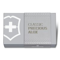 Нож-брелок Victorinox Classic Sd Precious Alox Infinite Grey, 58 мм, 5 фун