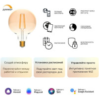   Gauss Iot Smart Home E27 6.5 720lm Wi-fi (.:1) (1340112)