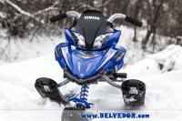 Ym13001  Yamaha Apex Snow Bike Titanium Black/blue