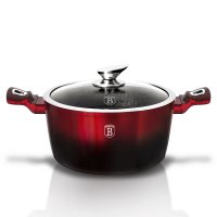    Berlinger Haus Burgundy Metallic Line Black 24