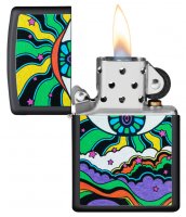  Zippo Black Light Eye   Black Matte, /, 