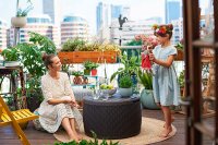 ������ Keter Circa Rattan Storage Box, ������� ������