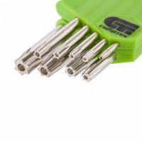    Tamper-torx, 9 : t10-t50,45x, , 