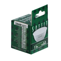  , Saffit, 11w 230v Gu5.3 4000k Mr16, Sbmr1611