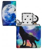  Zippo Wolf Design   540 Matte, /, 