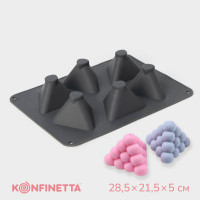 ����� ��� ������� � �������� �������� Konfinetta ���������, �������, 28,5x21,5x5 ��, 6 ����� (7x4,9 ��), ���� �����