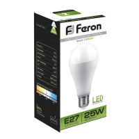   Feron Lb-100, A65, E27, 25 , 230 , 4000 , 2150 , 220, 135  65 