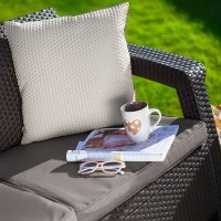   Keter Corfu Ii Love Seat Max Brown