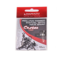    Namazu Pro Rolling Ribbed Swivel, Carbon,  7. Test-23 