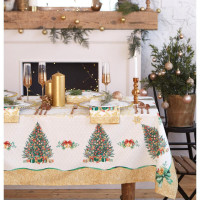    "Golden Christmas"   150*220 +/-3  , 100%, 190/2