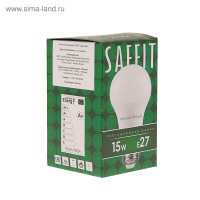   Saffit Sba6015, A60, E27, 15 , 230 , 2700 , 1500 , 220, 11860 