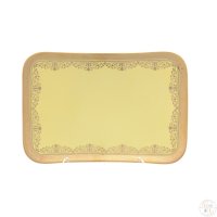  Falkenporzellan Maxim Square - Lillet Yellow Gold 25,5 