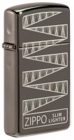  65th Anniversary Zippo Slim   Black Ice, /