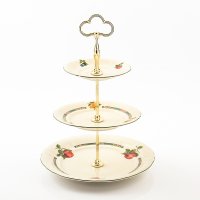 Этажерка (горка) Leander соната фруктовый сад слоновая кость 3 яруса