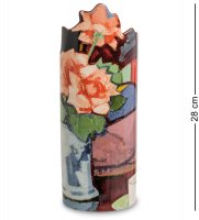 Pr-sda21  Pink Roses, Chinese Vase    (silhouette Dart 