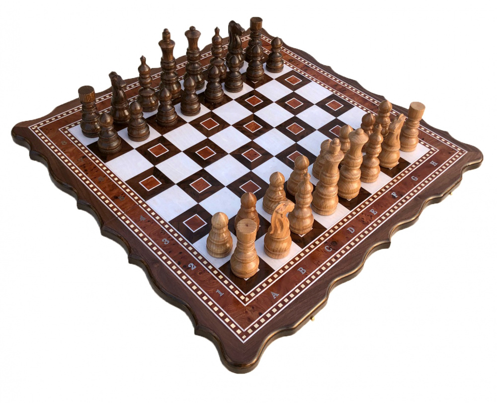Шахматы турнирные-5 инкрустация 50