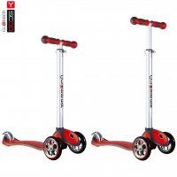  Y-scoo Rt Globber My Free Alu Chrome Red   