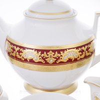   Falkenporzellan Alena 3d Bordeaux Gold Constanza 6  17