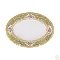    Falkenporzellan Opal Seladon Gold 24 