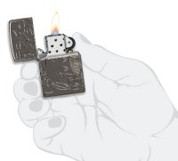  Zippo Armor Wicca Design   Black Ice, /, 