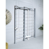    Scala In Legno Con Rete Grigio Ps-124
