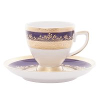    Falkenporzellan Constanza Cobalt Gold 110