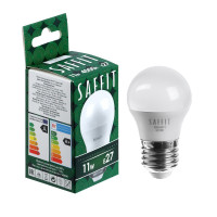   Saffit, 11w 230v E27 4000k G45, Sbg4511