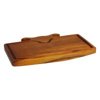   , Iroko Wood. Special Shape. Dimension 27x38cm