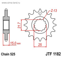    Jt 1182  , ,  525, 14 