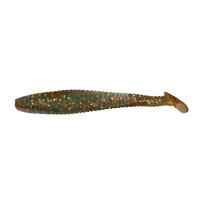  Yaman Pro Flatter Shad, 5.1 ,  #09-motor Oil,  6 .