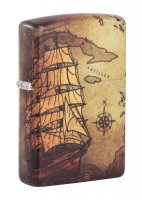  Zippo Pirate Ship   White Matte, /, , 