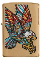  Zippo Tattoo Eagle   Brushed Brass, /, 