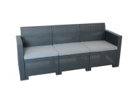  B:rattan Nebraska 3  Sofa3,  