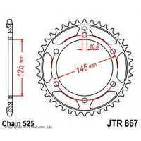   Jtr867-44, R867-44, Jt Sprockets,  525, 44 