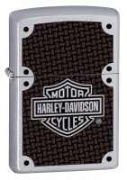  Zippo Harley-davidson,    Satin Chrome, 