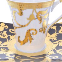    Falkenporzellan Tosca Black Gold 220 (6 )