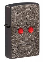  Zippo Armor Crystal   High Polish Black Ice, /