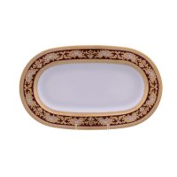   Falkenporzellan Alena 3d Bordeaux Gold Constanza 24 