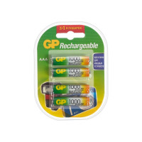  Gp, Ni-mh, Aaa, Hr03-4bl, 1.2, 1000 , , 3+1 .