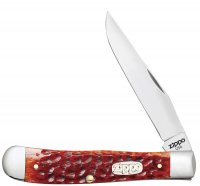   Zippo Chestnut Bone Standard Jigged Trapper, 105 , 