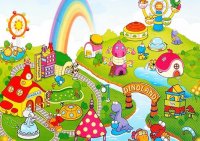   Dwinguler "Big" Dino Land Rus-be (2300 X 1400 X 15)