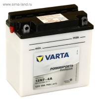 �������������� ������� Varta 7 �� Moto 507 013 004 (12n7-4a)