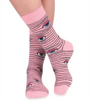   Asha-0015 Pink Eyes 40-43 (artsocks)