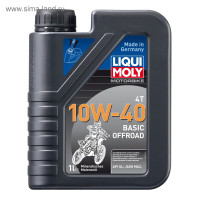    4-  Liquimoly Motorbike 4t Basic Offroad 10w-40 Sl Ma2 , 1  (3059)