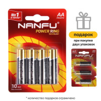 ��������� ����������� Nanfu, Aa, Lr6-4bl, 1.5�, �������, 4 ��.