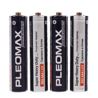 ��������� ������� Pleomax Super Heavy Duty, Aaa, R03-4s, 1.5�, ������, 4 ��.