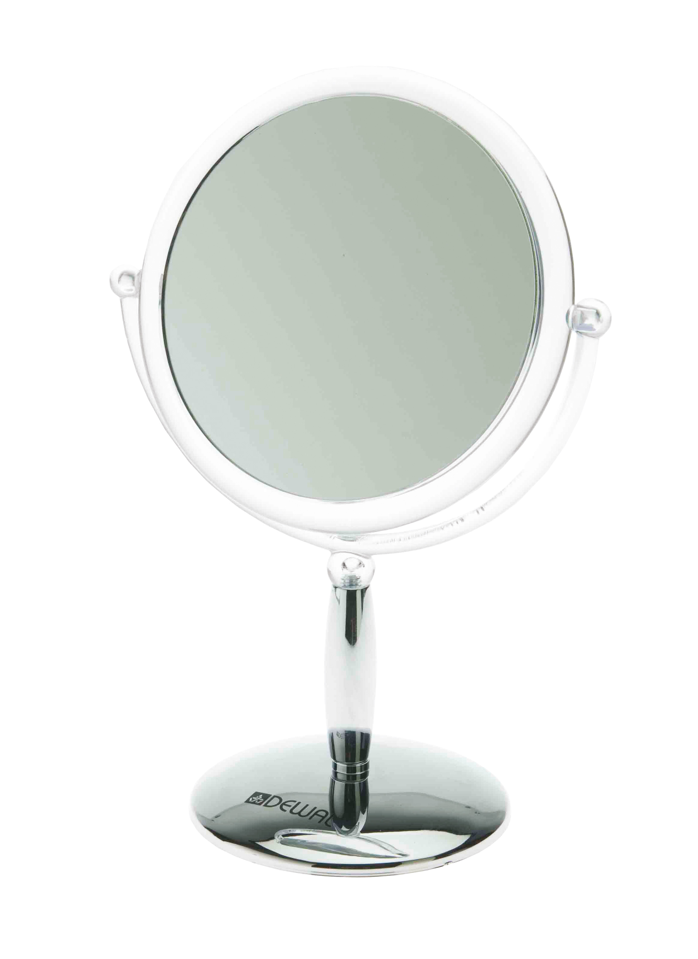 Зеркало настольное серебристое (15 X 21,5 см) Dewal Mr-417