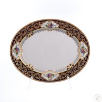   Falkenporzellan Opal Cobalt Gold 36 
