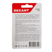  Rexant, 18650 Unprotected, Li-ion, 2400 , 3.7 , 2 ., 